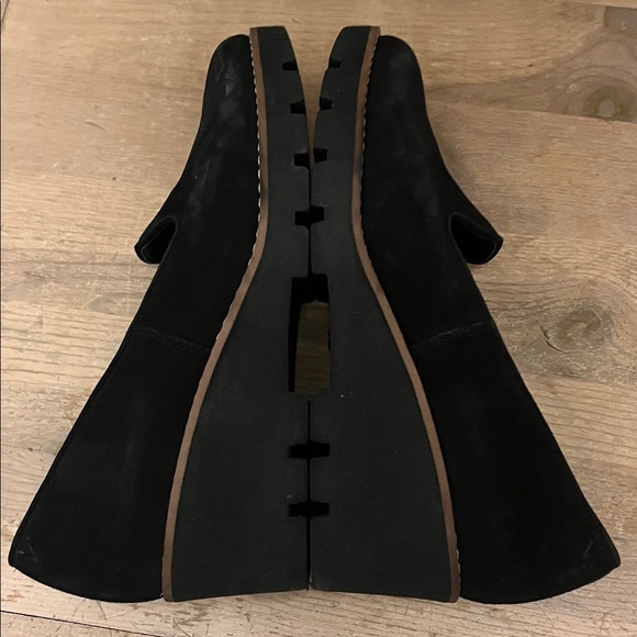 Vionic Willa Wedge Loafers Slip-On Water Repellent Suede Chunky Lug Heel Size 6 - Picture 6 of 10